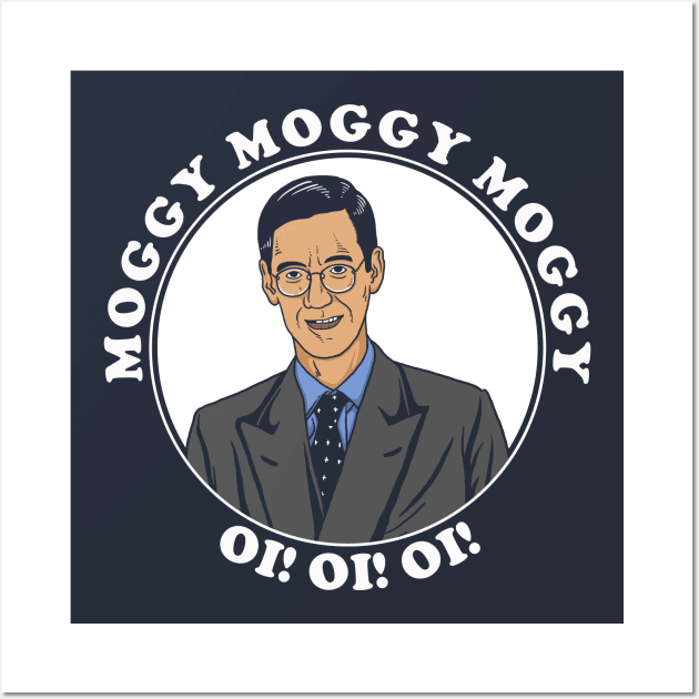 Moggy Moggy Moggy Oi Oi Oi Wall Art by dumbshirts